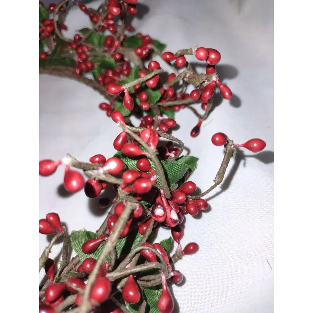 Berry Candle Rings / Wreath (lot of 3) 6